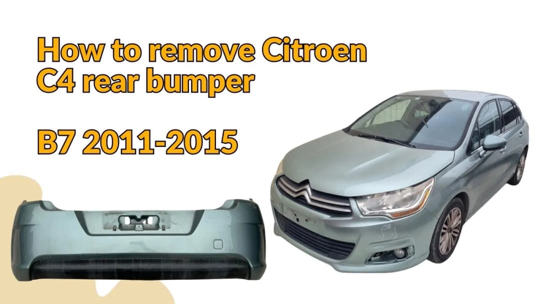 Jak łatwo i bezpiecznie zdjąć tylny zderzak w Citroenie C4 – krok po kroku